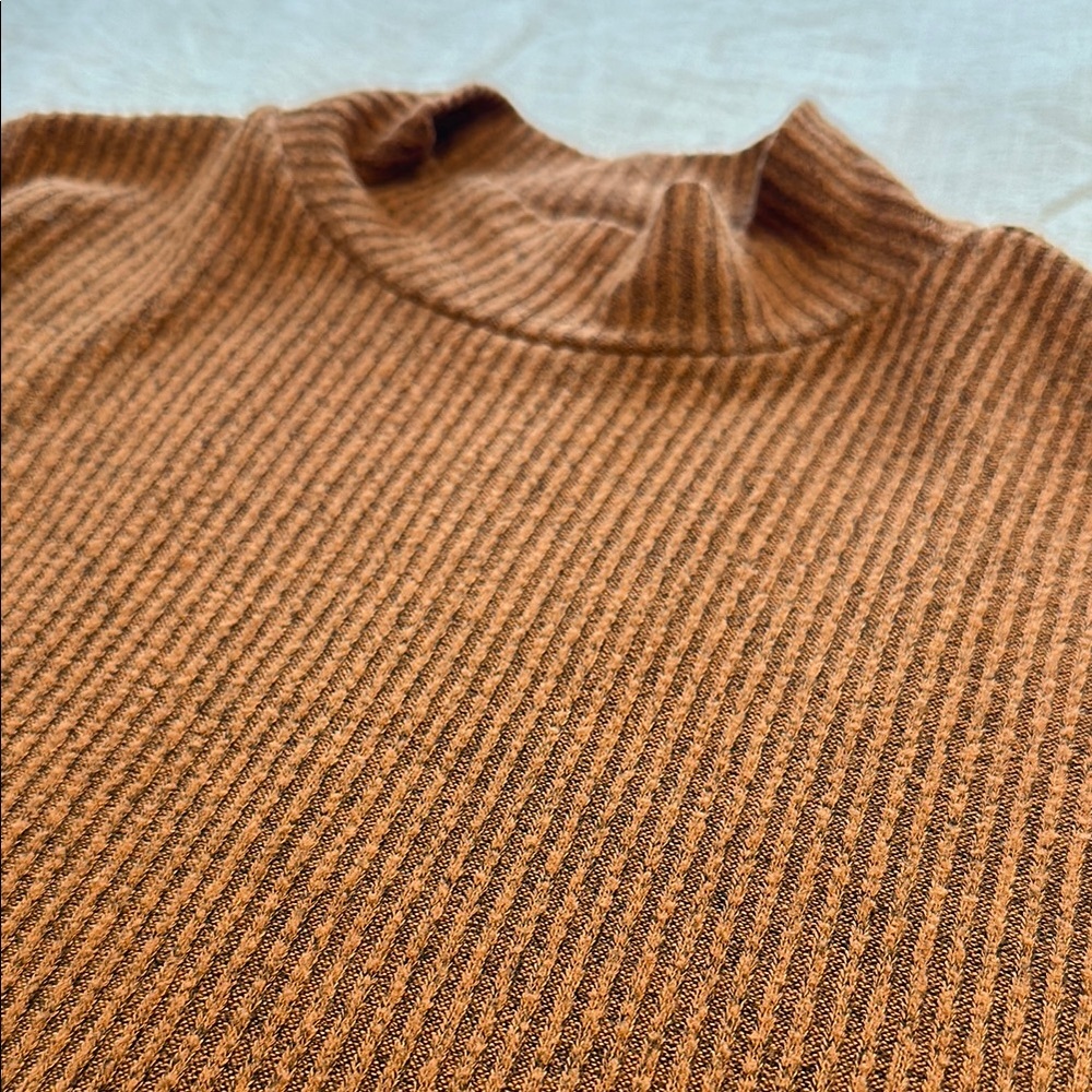 Garage Brown Ribbed Sweater - Picture 3 of 3